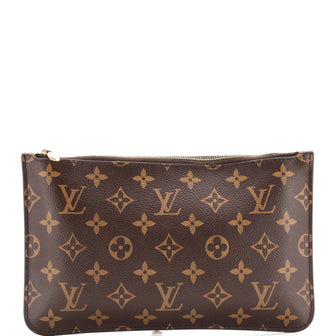 Louis Vuitton Neverfull Pochette Monogram Canvas Large