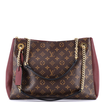 Louis Vuitton Surene Handbag Monogram Canvas with Leather MM