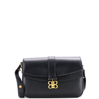 Balenciaga Lady Flap Shoulder Bag Leather Small