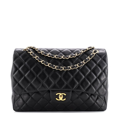 Chanel Classic Single Flap Bag Quilted Lambskin Maxi