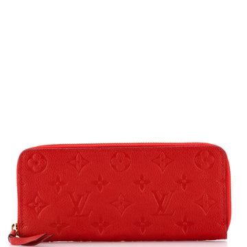 Louis Vuitton Clemence Wallet Monogram Empreinte Leather