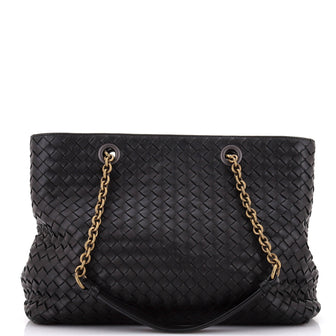 Bottega Veneta Double Chain Tote Intrecciato Nappa Medium