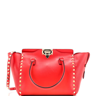 Valentino Garavani Rockstud Tote Rigid Leather Small