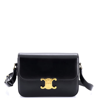 Celine Triomphe Shoulder Bag Smooth Calfskin Medium