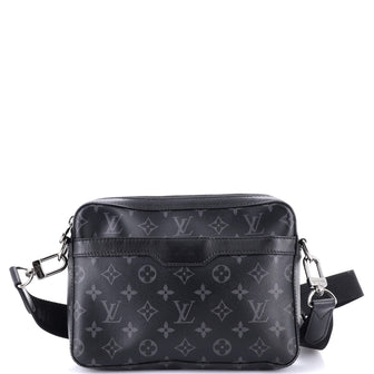 Louis Vuitton Trio Messenger Bag Reverse Monogram Eclipse Canvas