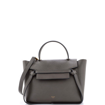 Celine Belt Bag Textured Leather Micro