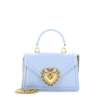 Dolce & Gabbana Devotion Top Handle Bag Leather Small