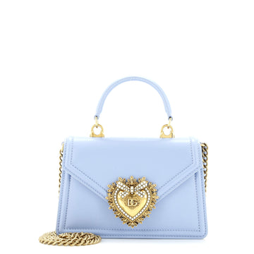 Dolce & Gabbana Devotion Top Handle Bag Leather Small