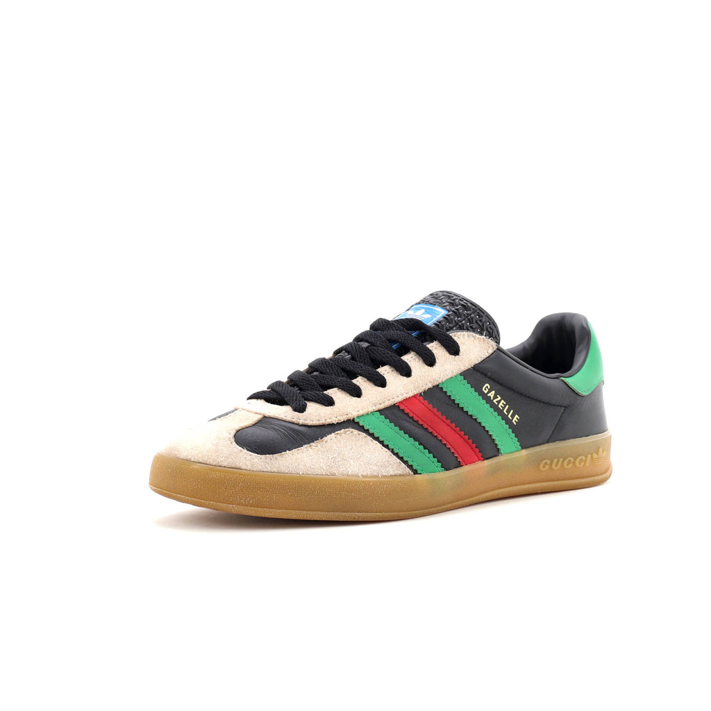 Gucci x Adidas Men's Gazelle Sneakers Leather and Suede with Faux Leather 343123 Gucci x Adidas Men's Gazelle Sneakers Leather and Suede with Faux Leather 343123