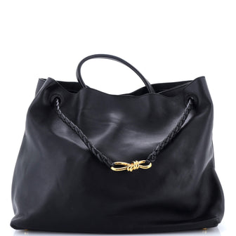 Bottega Veneta Andiamo Top Handle Bag Leather Large