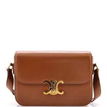 Celine Triomphe Shoulder Bag Smooth Calfskin Medium