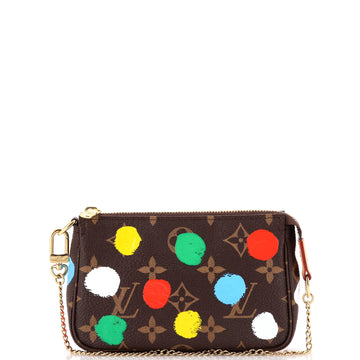 Louis Vuitton Pochette Accessoires Yayoi Kusama Painted Dots Monogram Canvas Mini