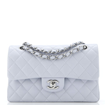 Chanel Classic Double Flap Bag Quilted Caviar Small