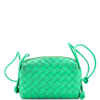 Bottega Veneta Loop Crossbody Bag Intrecciato Nappa Small