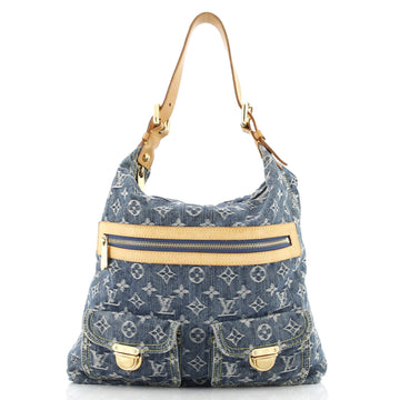 Louis Vuitton Baggy Handbag Denim GM