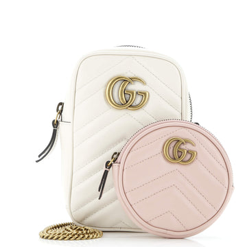 Gucci GG Marmont Pouch and Coin Purse Matelasse Chevron Leather