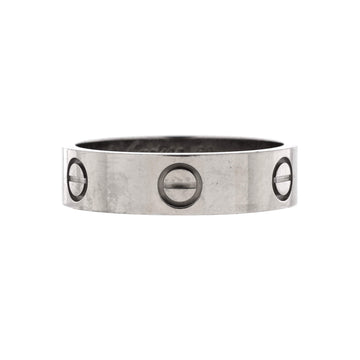 Cartier Love Band Ring 18K White Gold