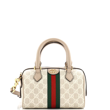 Gucci Ophidia Convertible Boston Bag GG Coated Canvas Mini