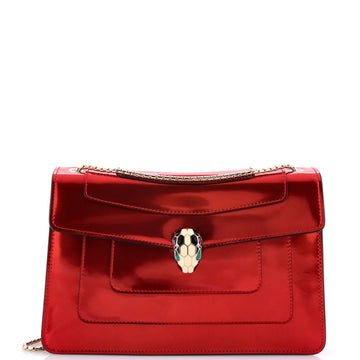 Bvlgari Serpenti Forever Shoulder Bag Patent Medium