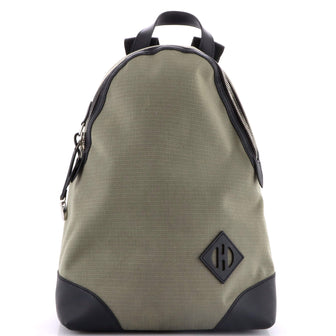 Hermes Allback Backpack Bivouac Toile with Leather
