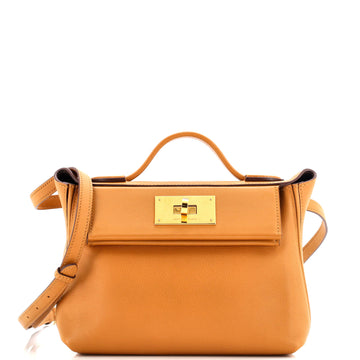 Hermes 24/24 Bag Verso Evercolor with Swift 21