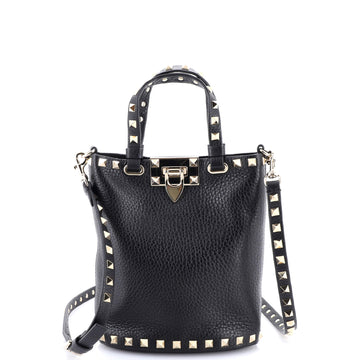 Valentino Garavani Rockstud Bucket Crossbody Bag Leather Mini
