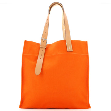 Hermes Etriviere Shopping Tote Toile and Leather