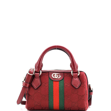 Gucci Ophidia Convertible Boston Bag GG Canvas Mini