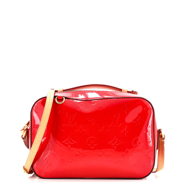 Louis Vuitton Santa Monica Crossbody Bag Monogram Vernis Red 34349562