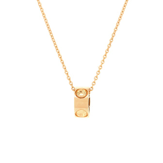 Louis Vuitton Empreinte Pendant Necklace 18K Rose Gold