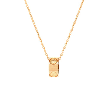 Louis Vuitton Empreinte Pendant Necklace 18K Rose Gold