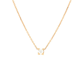 Cartier C de Cartier Necklace 18K Rose Gold and Diamond 0.20-0.29CT