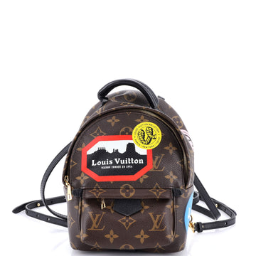 Louis Vuitton Palm Springs Backpack Limited Edition World Tour Monogram Canvas Mini