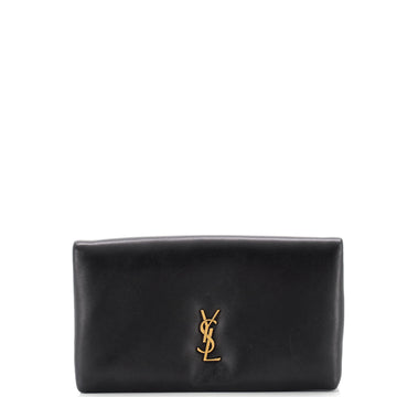 Saint Laurent Calypso Bifold Wallet Leather Large