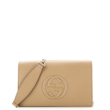 Gucci Soho Wallet on Chain Leather