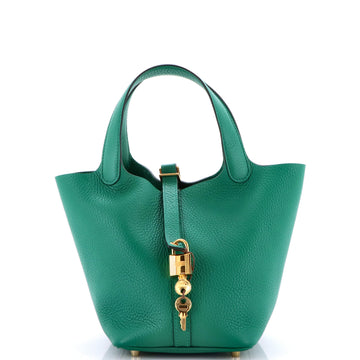 Hermes Picotin Lock Bag Clemence PM