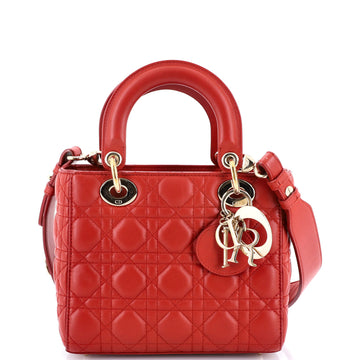 Christian Dior My Lady Dior Bag Cannage Quilt Lambskin