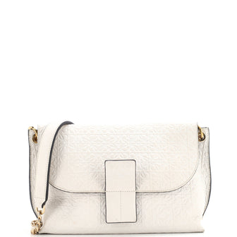 Loewe Avenue Crossbody Anagram Embossed Leather