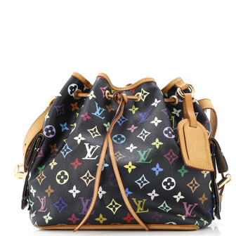 Louis Vuitton Petit Noe Handbag Monogram Multicolor
