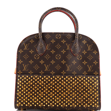 Louis Vuitton x Christian Louboutin Shopping Bag Calf Hair and Monogram Canvas