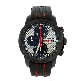 Chopard Mille Miglia Zagato Chronograph Automatic Watch PVD Coated Stainless Steel and Leather 42