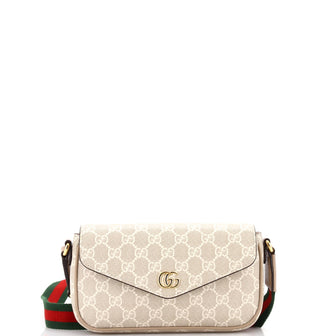 Ophidia Envelope Flap Shoulder Bag GG Coated Canvas Mini