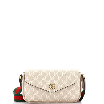 Ophidia Envelope Flap Shoulder Bag GG Coated Canvas Mini