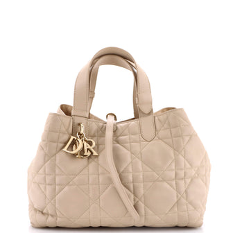 Christian Dior Toujours Tote Bag Macrocannage Quilt Calfskin Medium