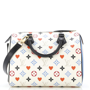 Louis Vuitton Speedy Bandouliere Bag Limited Edition Game On Multicolor Monogram 25