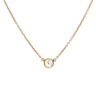 Tiffany & Co. Elsa Peretti Diamonds By The Yard Pendant Necklace 18K Yellow Gold and Diamond 0.20-0.29CT