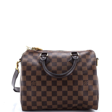 Louis Vuitton Speedy Bandouliere Bag Damier 25