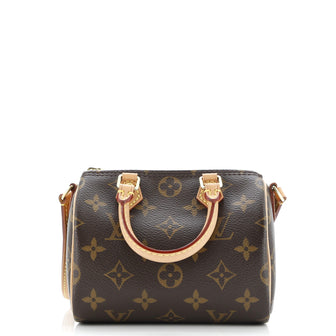 Louis Vuitton Speedy Bandouliere Bag Monogram Canvas Nano