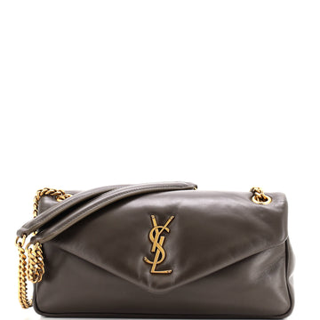 Saint Laurent Calypso Flap Bag Leather Medium