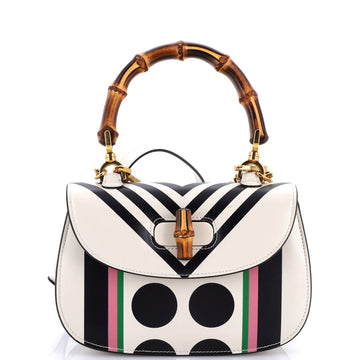 Gucci Bamboo 1947 Top Handle Bag Leather Small